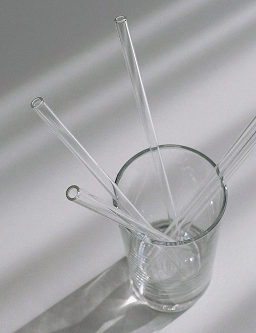 Thin Glass Straw