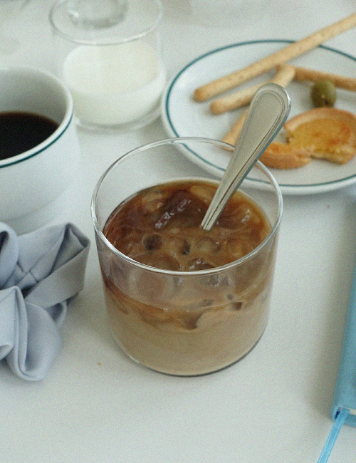 Simple Iced Coffee Glass_2size