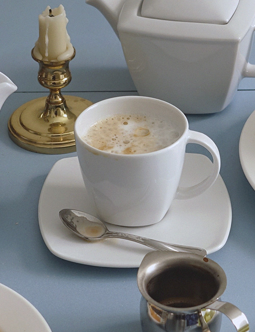 Rohner Square Coffee Cup&amp;Saucer (set)